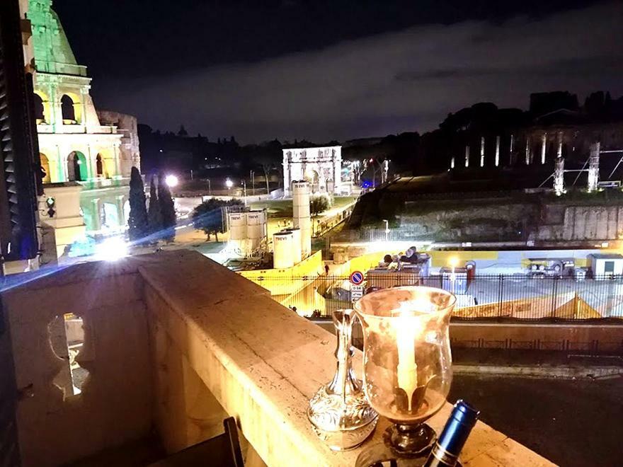 Balcony Colosseum View Rom Exterior foto